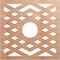Ekena Millwork Chevron Wood Fretwork Pierced Ceiling Medallion, Cherry, 40"OD x 10 3/8"ID x 1/4"T CMWP40X40X0250CHCH - alternate 1